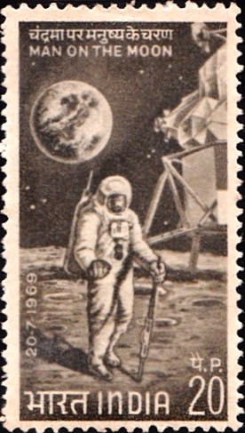 India on Man on the Moon