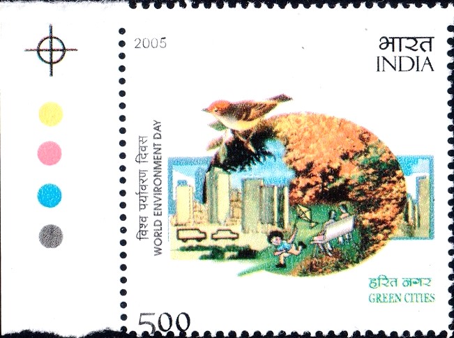Postal Stamp with TL (Traffic Light)