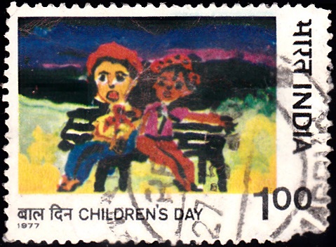 India on Children’s Day 1977