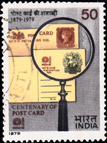 India on Post Card