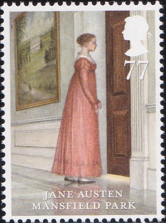 3. Jane Austen - Mansfield Park [England Stamp 2013]