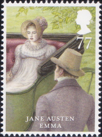 4. Jane Austen - Emma [England Stamp 2013]