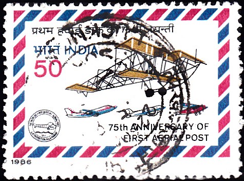 Humber-Sommer Biplane in India : First Official Air-mail Flight