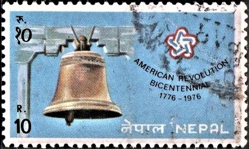 Nepal on American Revolution Bicentennial 1776-1976