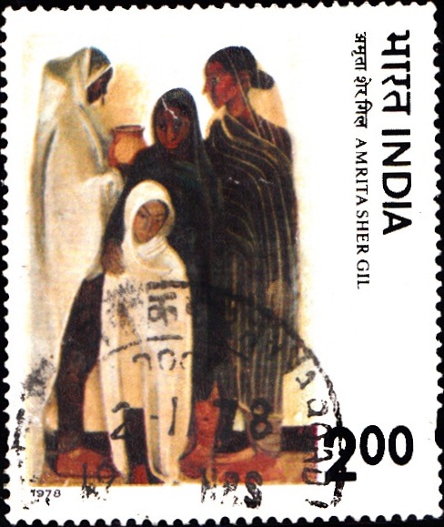 India Stamp 1978, Hill Women pic