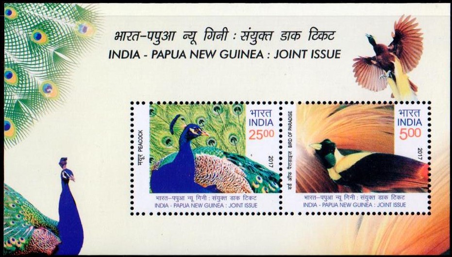 National Bird : Peacock (India) & Birds-of-paradise (Papua & New Guinea)