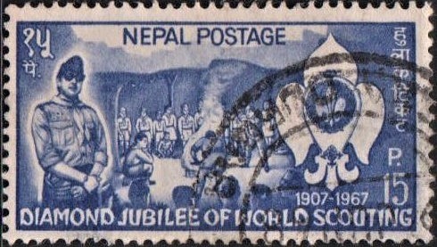 Nepal on World Scouts 1967