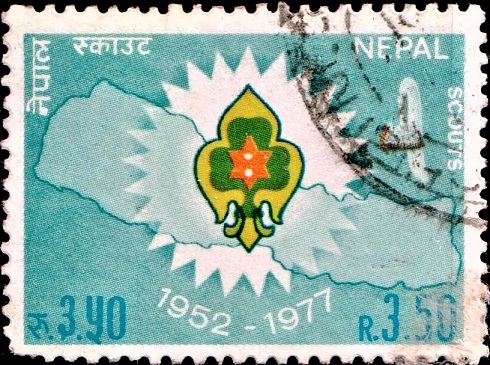 Scout Emblem and Map of Nepal